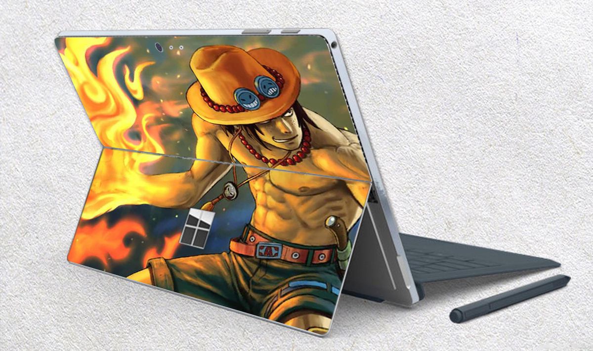 Skin dán hình One Piece x21 cho Surface Go, Pro 2, Pro 3, Pro 4, Pro 5, Pro 6, Pro 7, Pro X