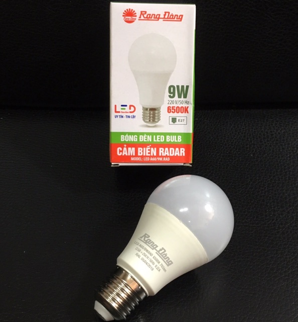 Bóng Đèn LED BULB Cảm Biến 9W Rạng Đông