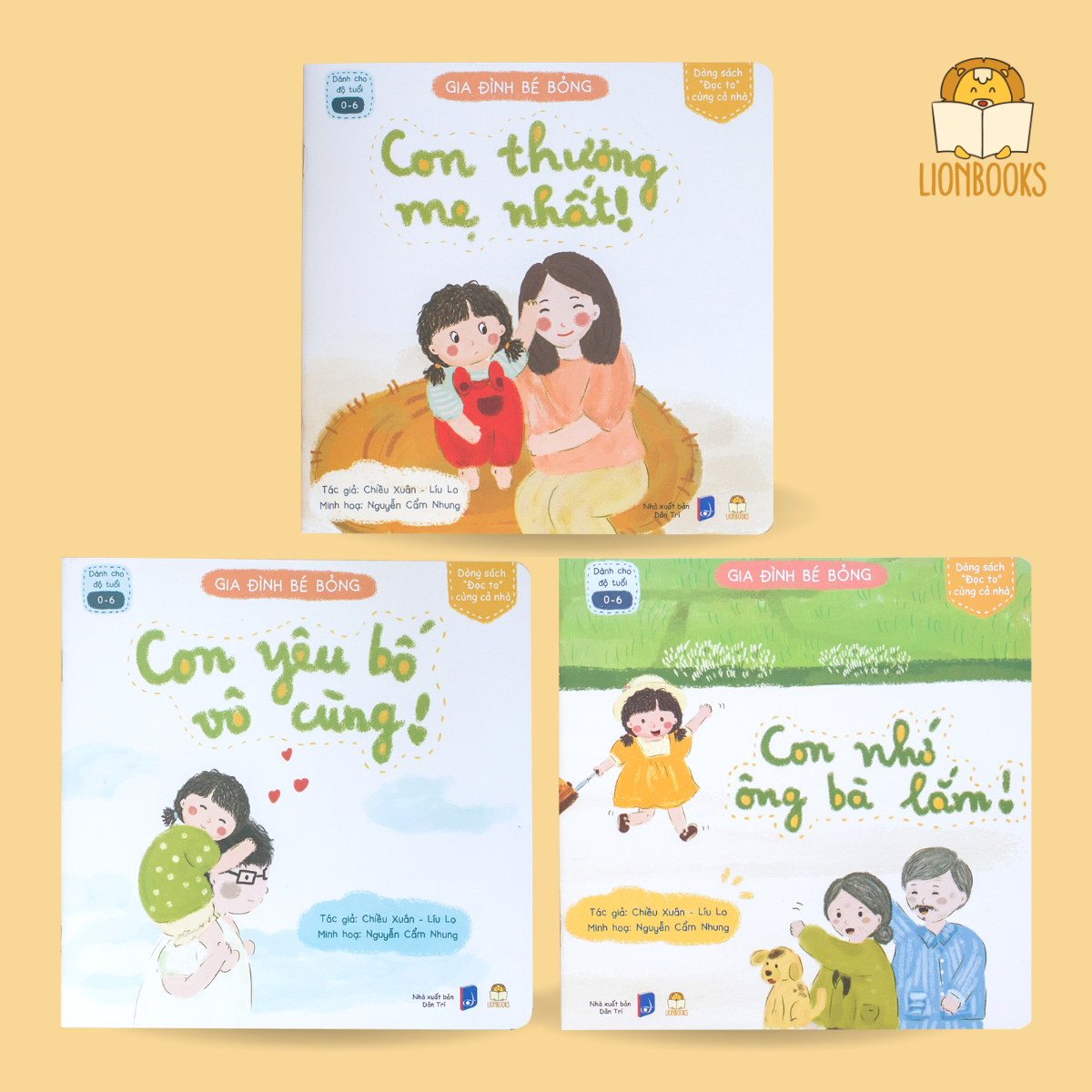 Combo Sách Đọc to 3M - Phát triển ngôn ngữ cho bé tập nói 0-3 tuổi (15 cuốn) - Lionbooks