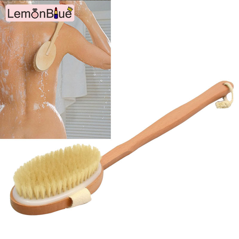 Bàn Chải Tắm Cọ Da Khô, Tẩy Da Chết Body, Gậy Chà Da Khi Tắm Massage Body Cực Đã Loại Tháo Rời