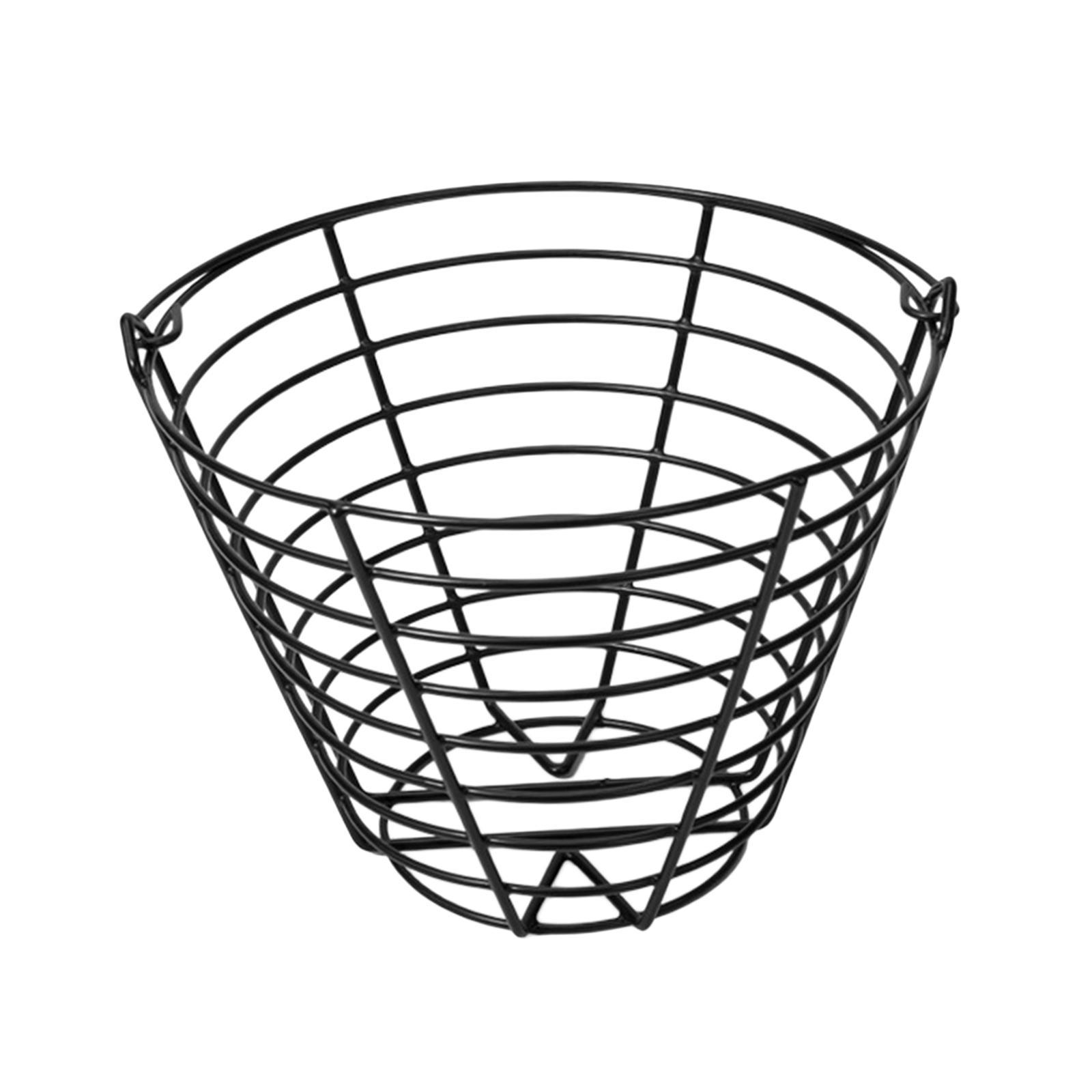 Metal Golf Basket, Golf Ball Storage Bucket, Ball Holder Golf Range Basket Ball Carrying Buckets Golf Ball Container for Practice Accessories