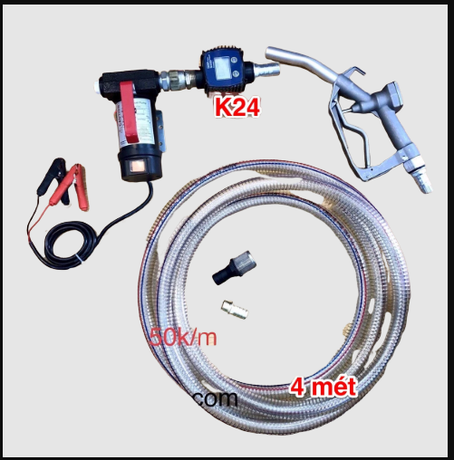 Bộ KIT bơm dầu Diesel 12V / 24V có đồng hồ điện tử K24