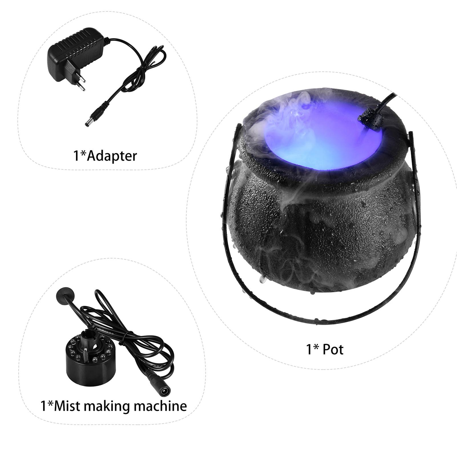 Lọ Phun Sương Phù Thủy Trang Trí Halloween Có Đèn Led Đổi Màu