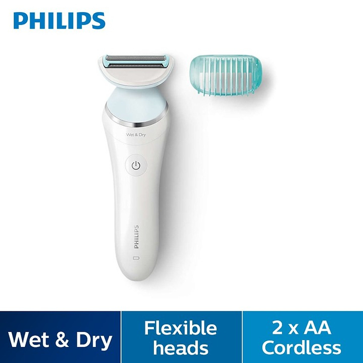 Máy Cạo Lông Khô Và Ướt Dành Cho Nữ Philips BRL130/00 - Hàng Chính Hãng