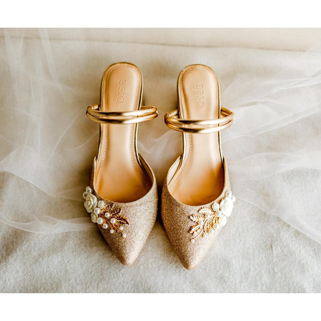 GIÀY CƯỚI - GIÀY CÔ DÂU BEJO H43 HOÀNG GIA - WEDDING SHOES