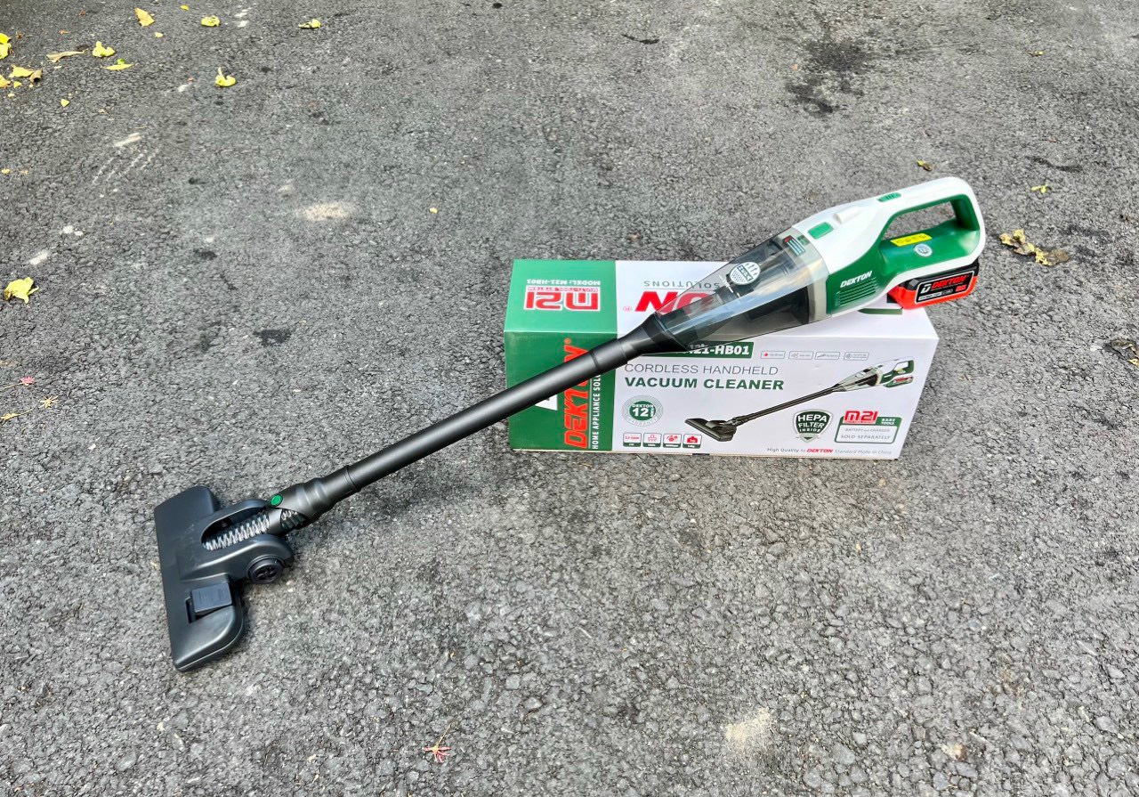 Máy hút bụi pin 21V Dekton M21-HB01 Chân pin phổ thông