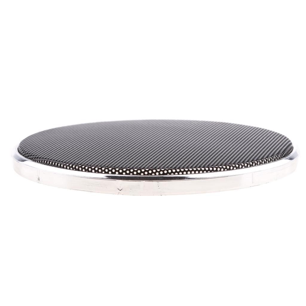 Mesh Car Speaker Subwoofer Grille Grill with 1 Rings 4 inch