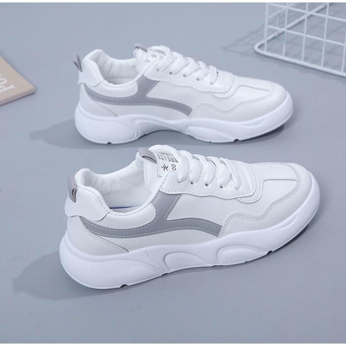 Giày sneaker thể thao nữ đế độn 5cm thời trang hàn quốc (2 màu) 000005