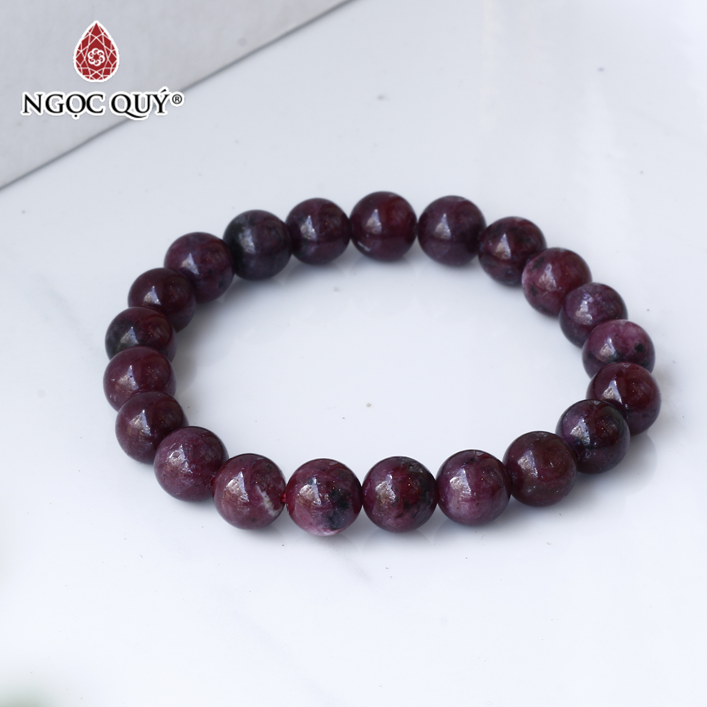 Vòng ruby nam phi mệnh hỏa thổ - Ngọc Quý Gemstones