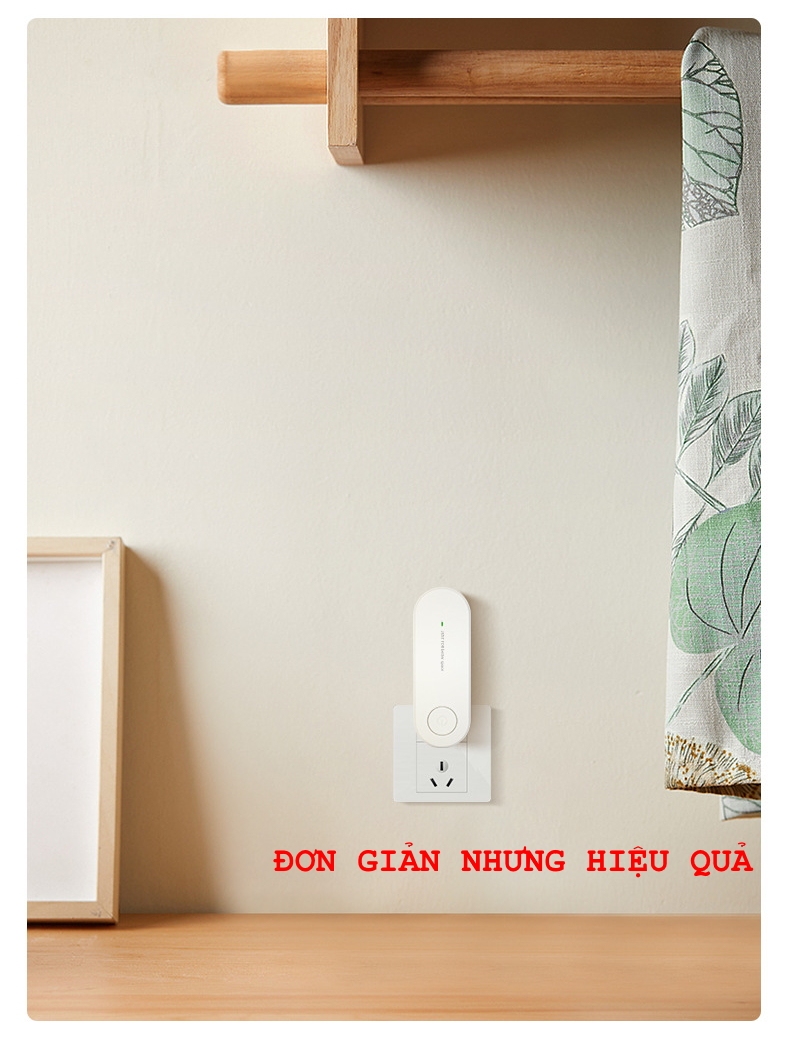 Máy Đuổi Muỗi Bằng Sóng Siêu Âm - Máy Đuổi Muỗi Điện Tử - Máy Đuổi Côn Trùng Tiện Lợi - K1107 - Màu trắng - đuổi muỗi