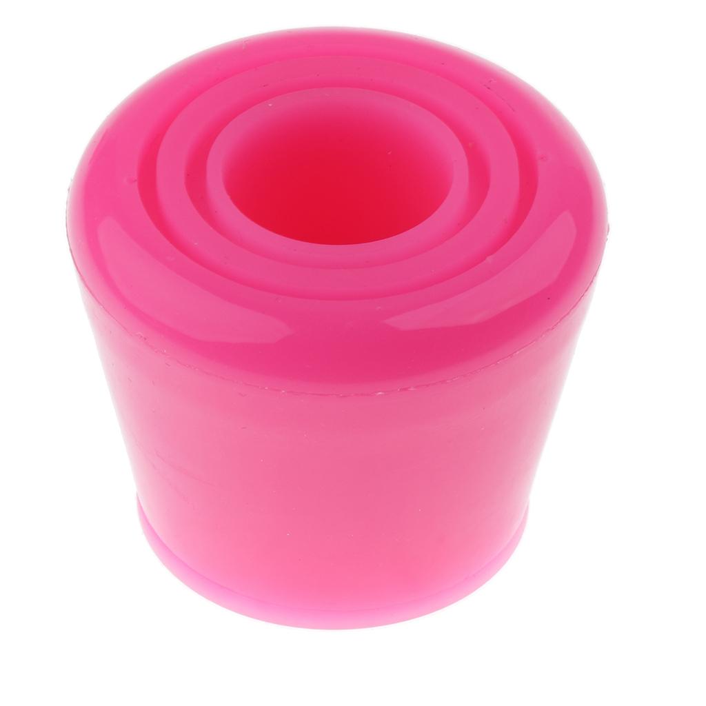 2x2pcs PU Roller Skates Toe Stops Inline Skates Ice Skates Accessories Pink