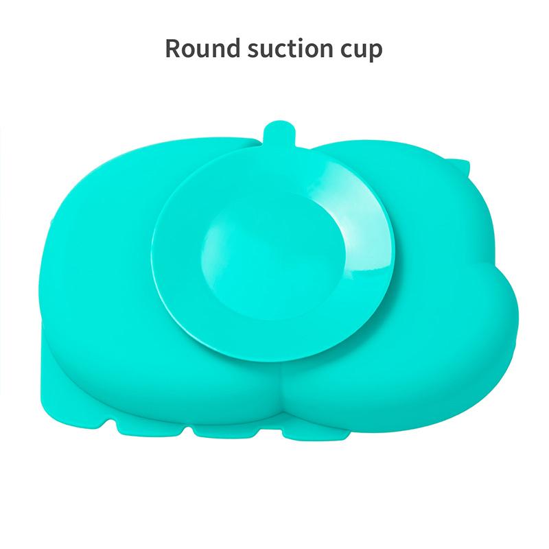 Bò Dẻo Silicone Cho Bé Ốp Dẻo Silicon Trẻ Em Bát Đựng Thức Ăn Cho Bữa Ăn Sáng Nursning Cho Ăn Bộ Đồ Ăn Món Ăn Kèm Thìa Nĩa Bộ
