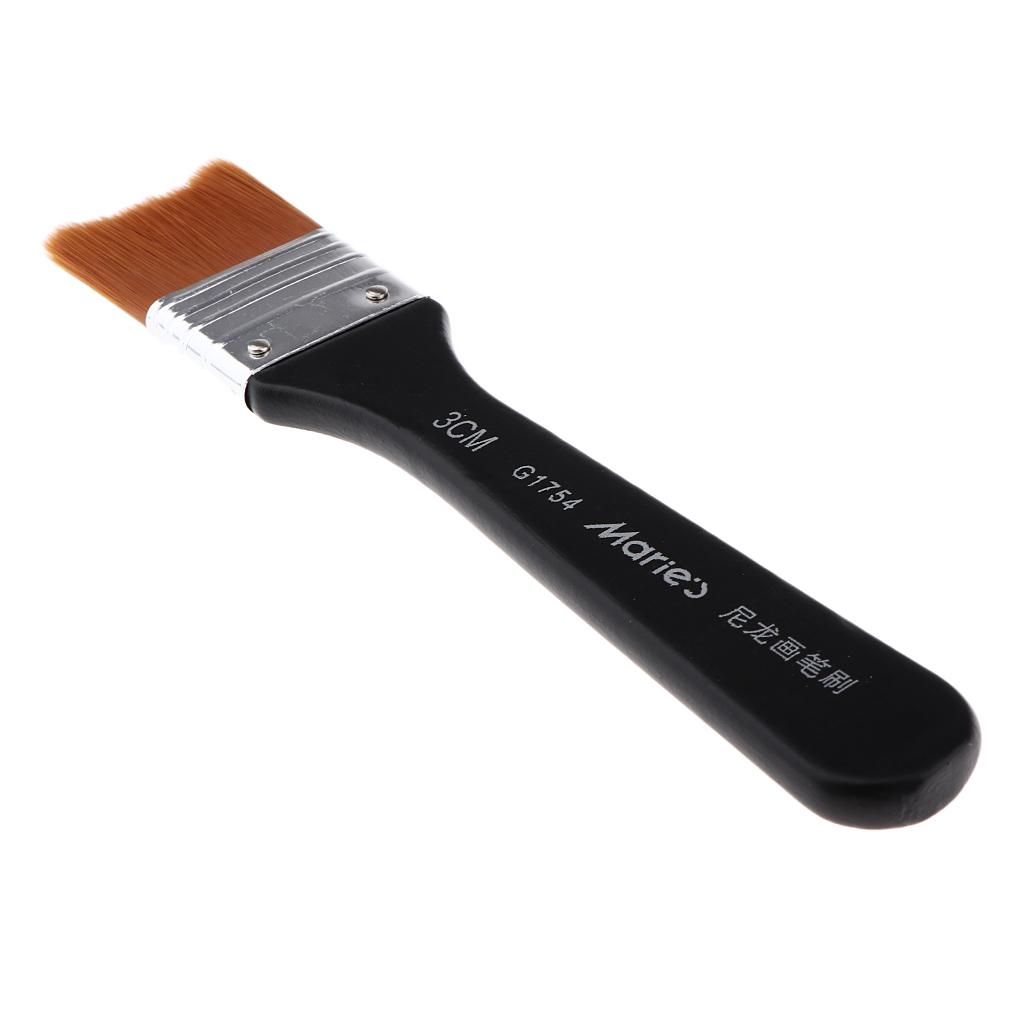 Nylon paint brush for acrylic watercolor wood wall watercolor art