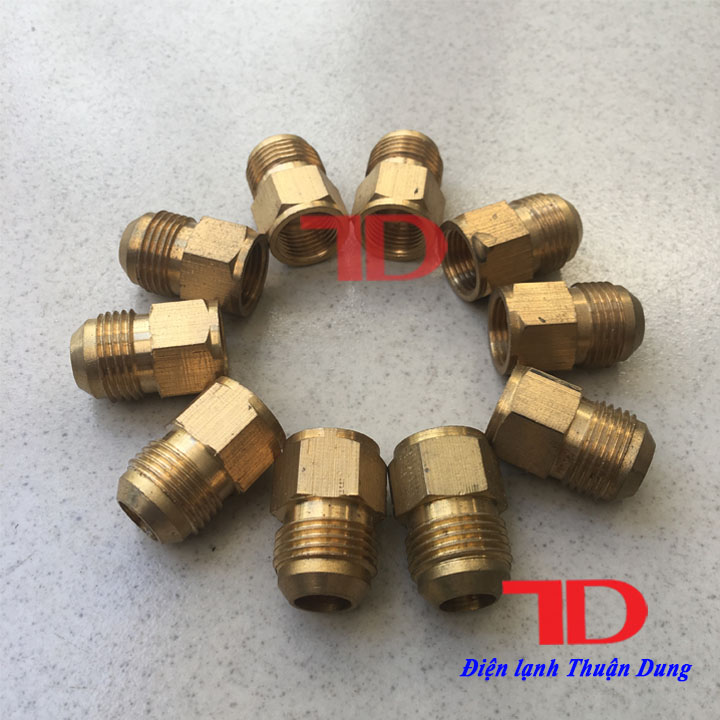 Combo 10 tán tăng ống đồng từ phi 10 lên phi 12.7 đầu cái phi 10 đầu đực phi 12.7