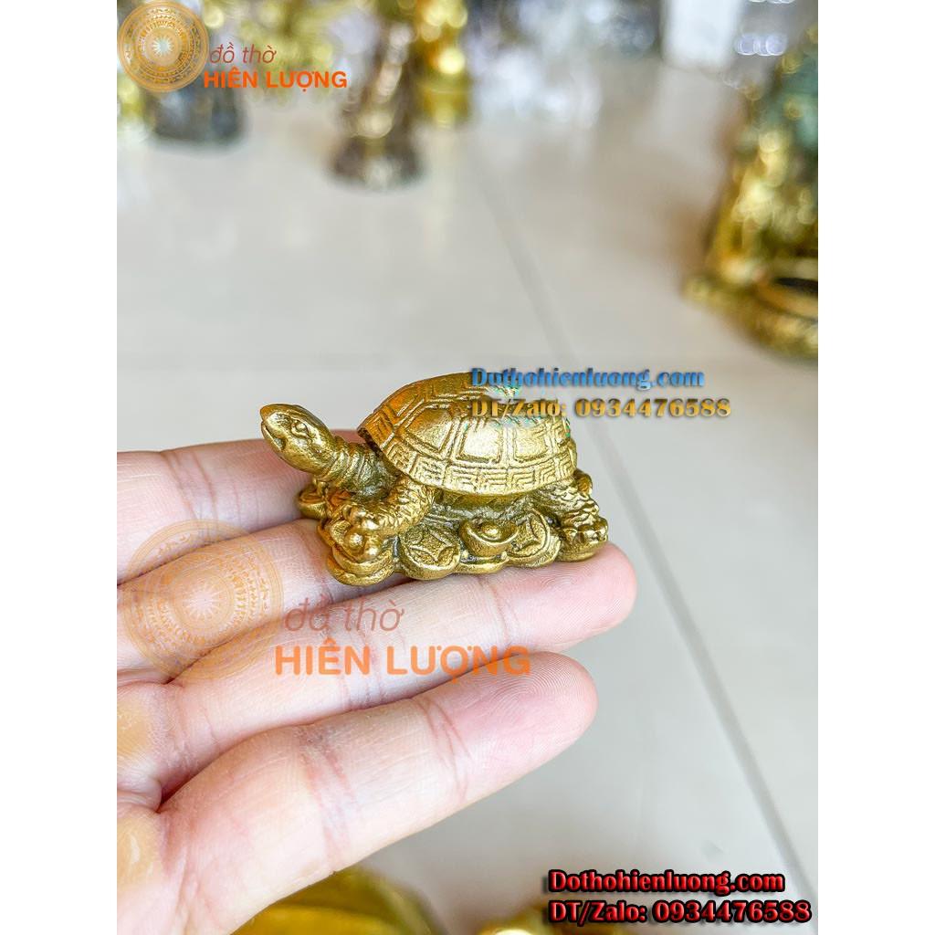 Tượng Kim Quy Màu Vàng Bằng Đồng Nguyên Chất Các Cỡ