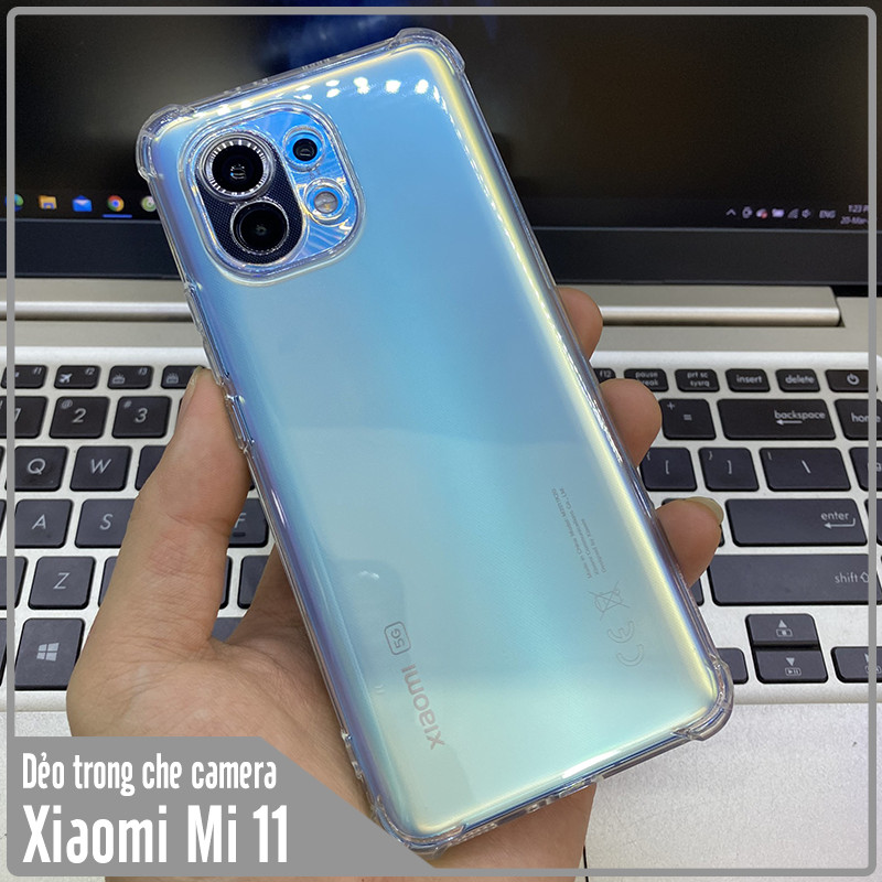 Ốp lưng cho Xiaomi Mi 11 TPU Trong Suốt Che Camera