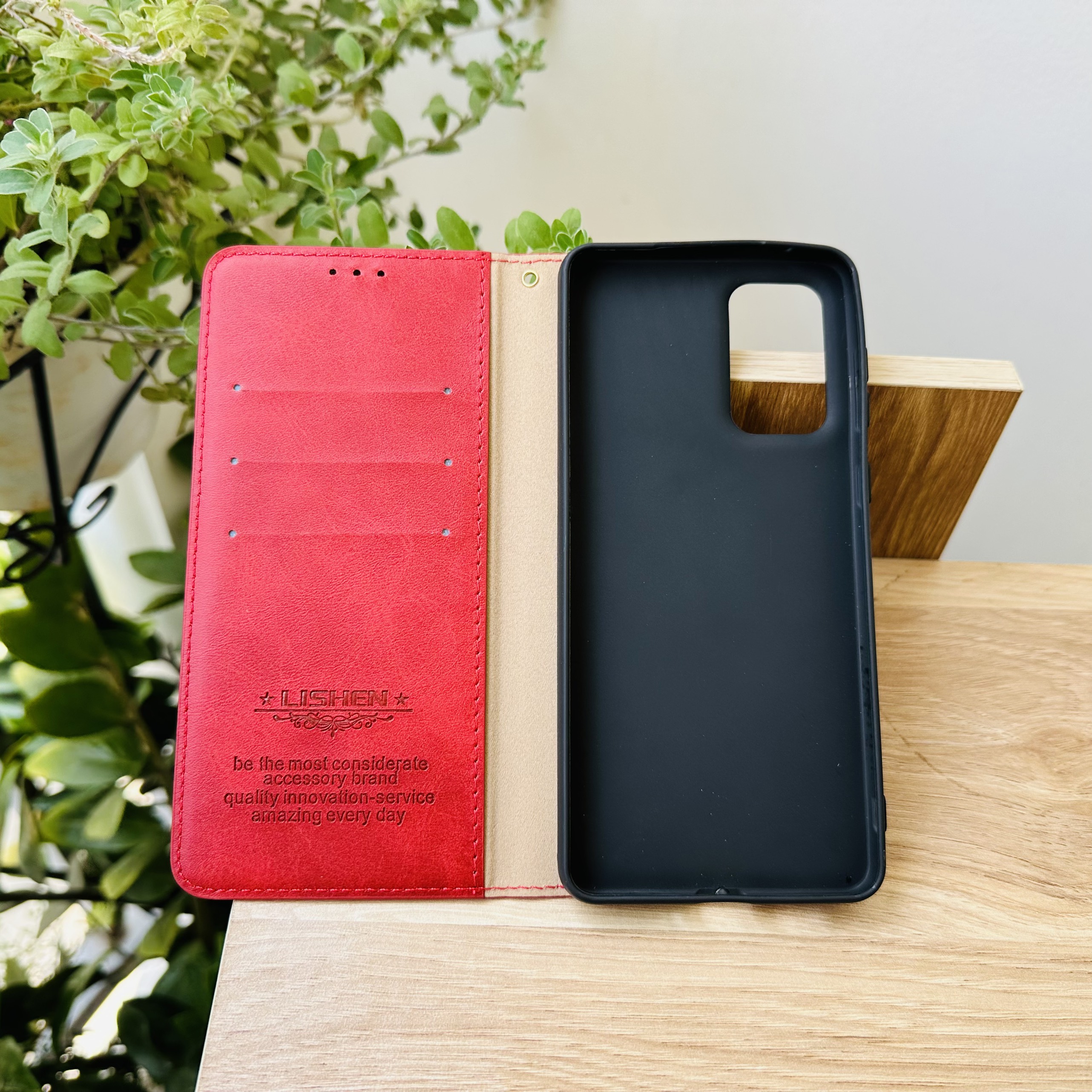 Bao da dành cho Galaxy A73 Lishen - Hàng chính hãng