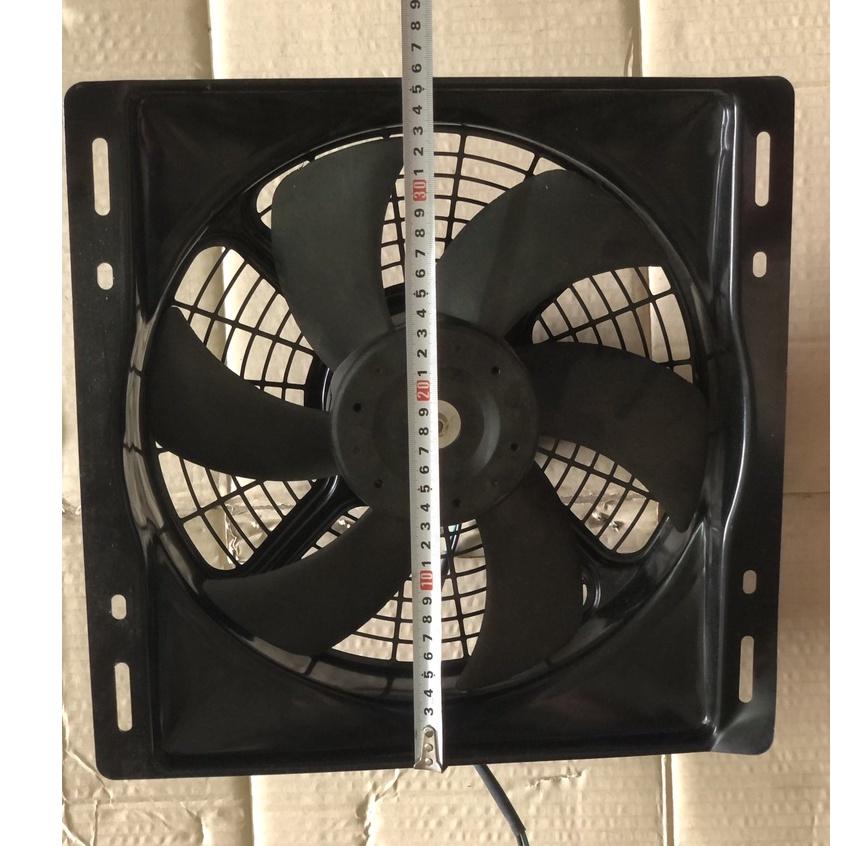 Quạt Dàn nóng lồng sắt chế 14x14 12V / 24V 35x35 cm hàng Trung Quốc