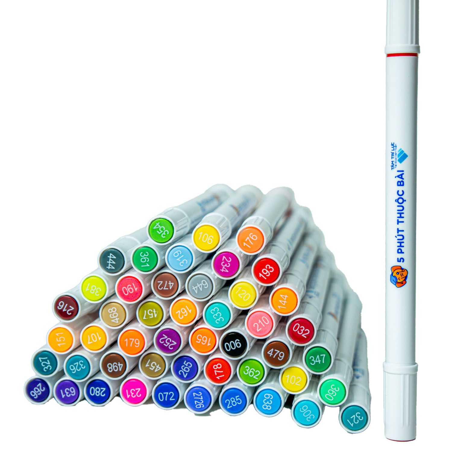 Bút Lông Màu 2 Đầu 5 Phút Thuộc Bài - Art Marker - bút dạ màu marker, bút lông tô màu vẽ tranh