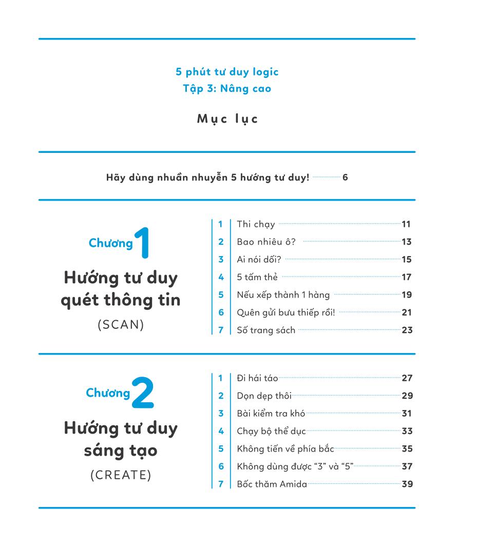 5 Phút Tư Duy Logic - Tập 3: Nâng Cao