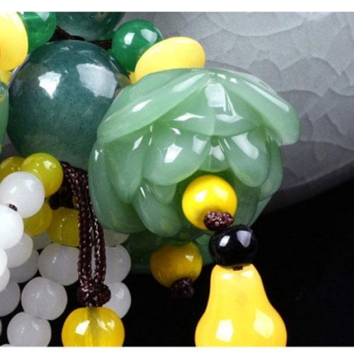 Khánh treo xe phong thủy trang trí gương chiếu hậu ô tô, xe hơi