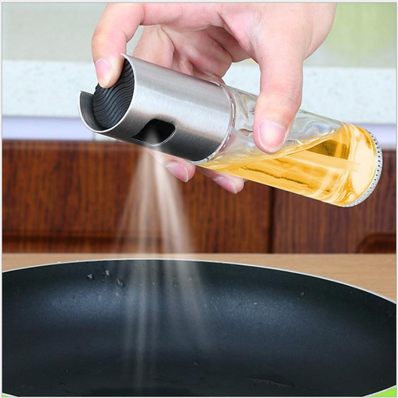 Bình xịt dầu ăn, xịt dầu dấm dạng phun sương bình thủy tinh 100ml