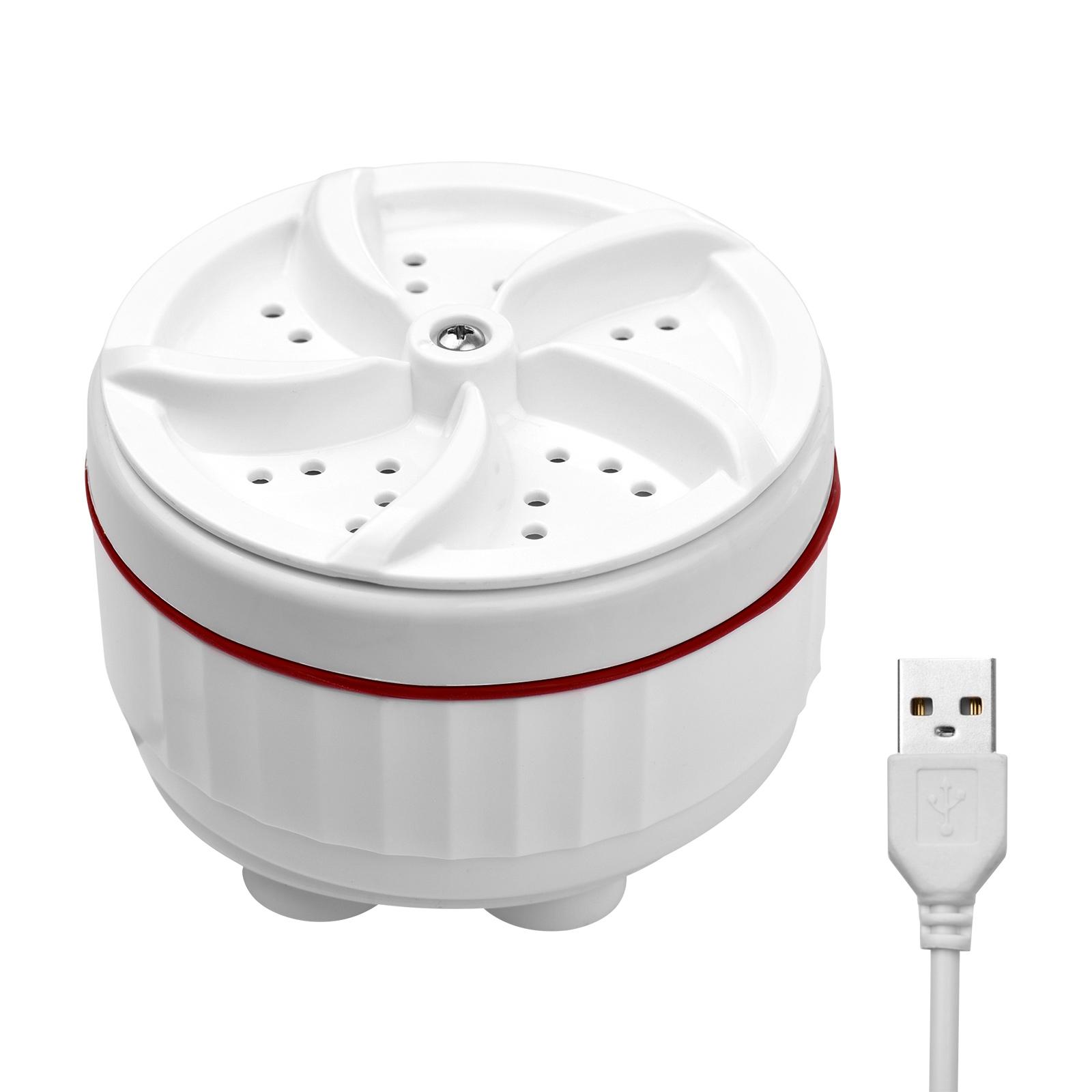 Máy giặt siêu âm Turbo mini di động với cốc hút nguồn điện USB cho chuyến công tác, du lịch, tại nhà