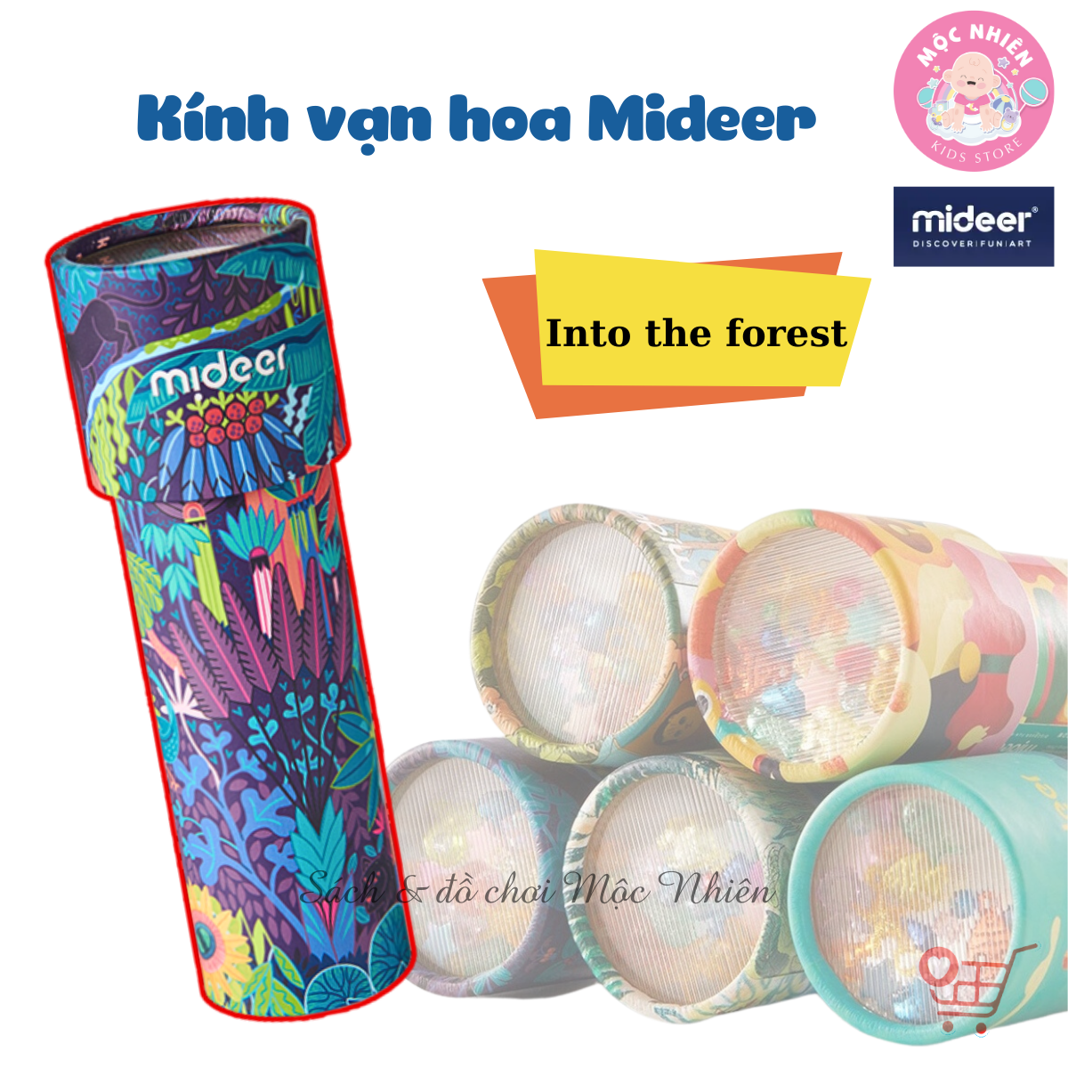 Đồ chơi sáng tạo Kính vạn hoa Magic Kaleidoscope - chính hãng MIDEER