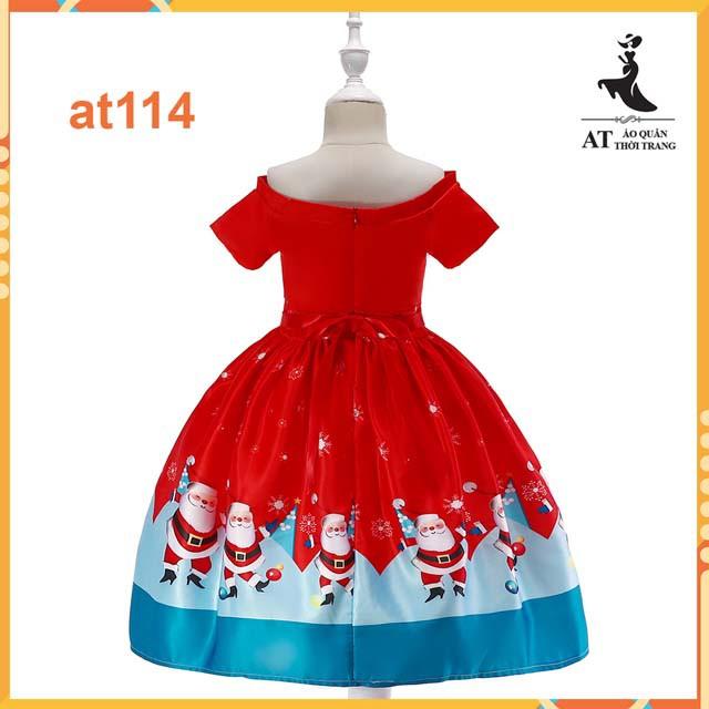 Váy giáng sinh cho bé gái từ 10kg đến 35kg hàng cao cấp quảng châu - 1 đổi 1 nếu có lỗi sản xuất