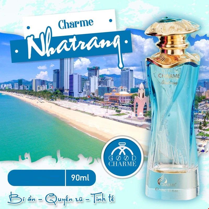 Nước hoa nữ cao cấp, Charme Nhatrang, lưu hương lâu, sang trọng, tinh tế, mùi hương man mát tựa biển cả, 90ml