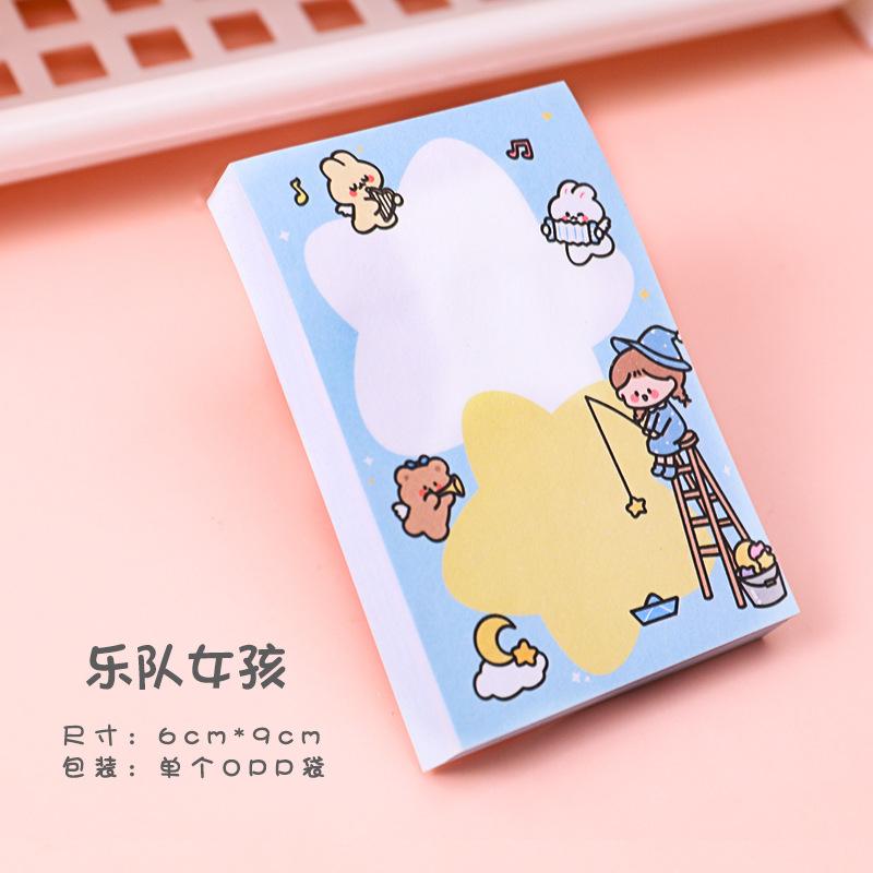 Giấy Note 80 Tờ Hoạt Họa Dễ Thương