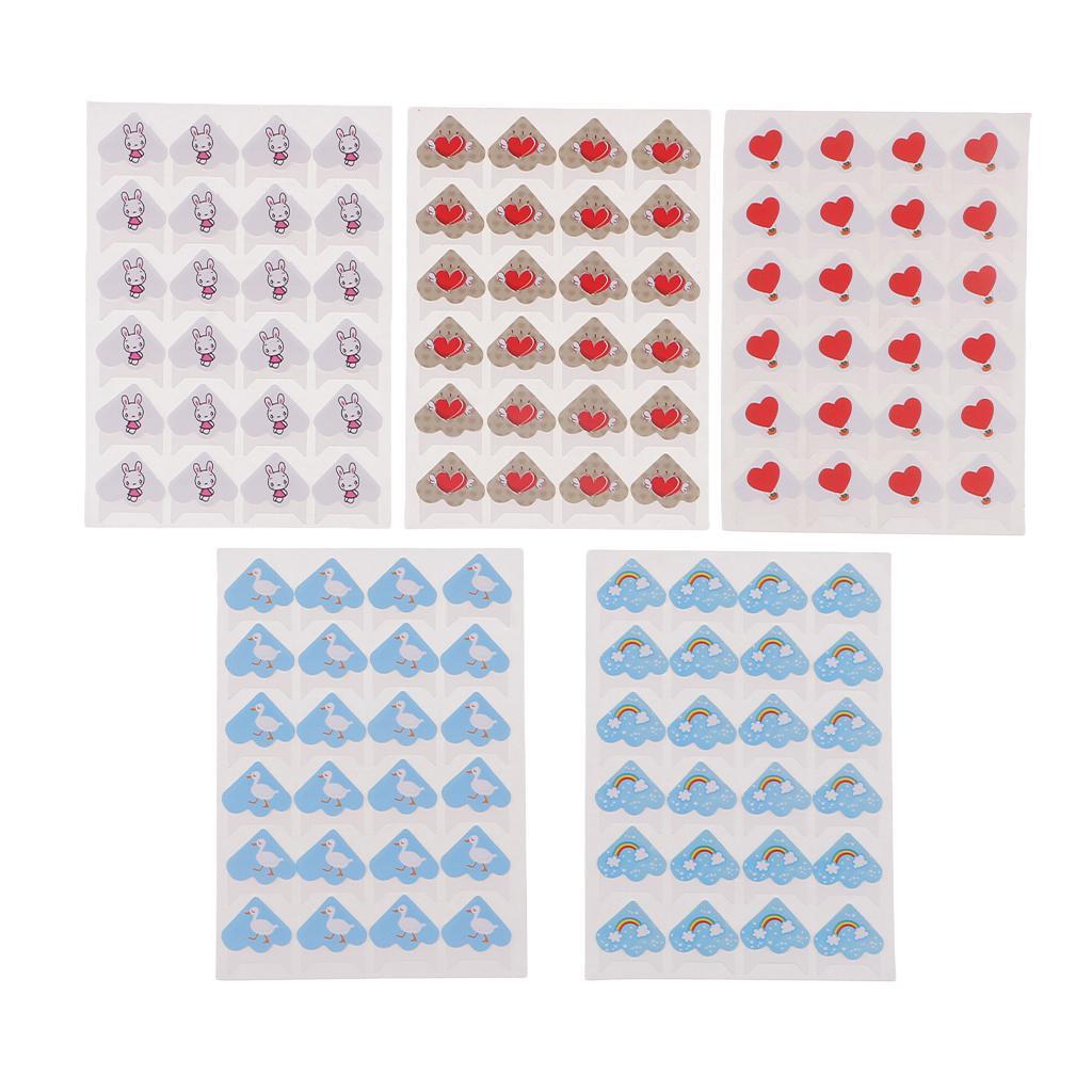 5Pcs Self-Adhesive Photo Mounting Corner Stickers For DIY Album Scrapbooking