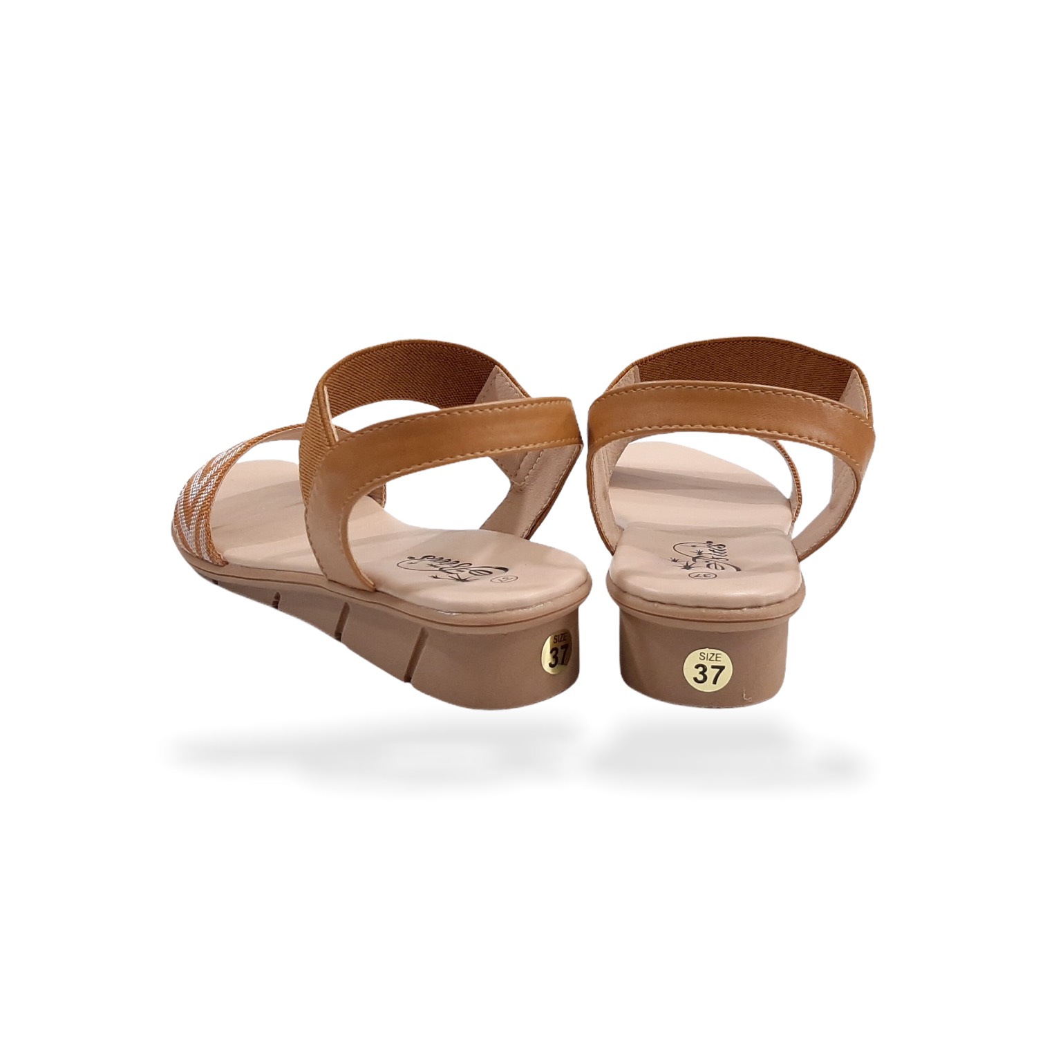 Sandal nữ Quai Đơn, Sandal nữ quai chun, Sandal đế bằng DTW009788NAU