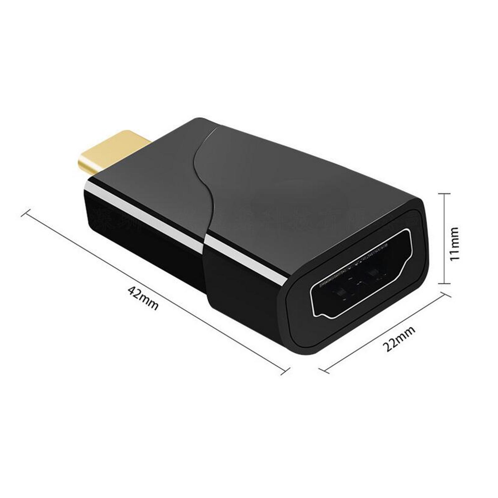 Usb-C Female to Male Adapter 4K Portable Display for XPS Laptop
