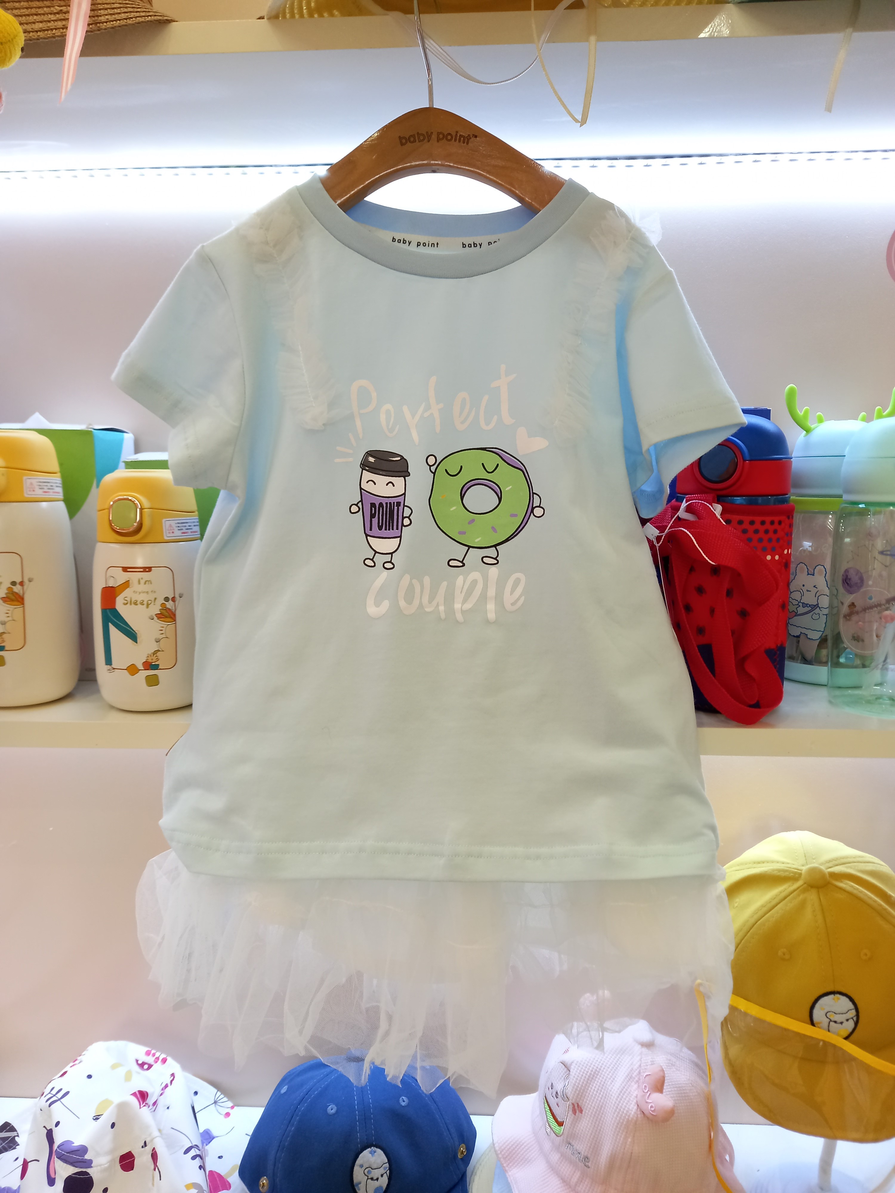 Set bộ cotton kèm chân váy ren siêu xinh