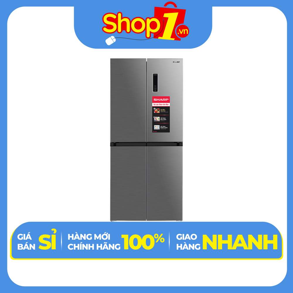 Tủ lạnh Sharp Inverter 362 lít SJ-FX420V-SL - Hàng chính hãng chỉ giao HCM