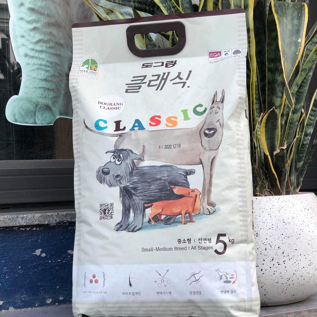 Thức ăn cho chó DOG CLASSIC, Hạt cho chó mọi lứa tuổi Hàn Quốc -  5KG