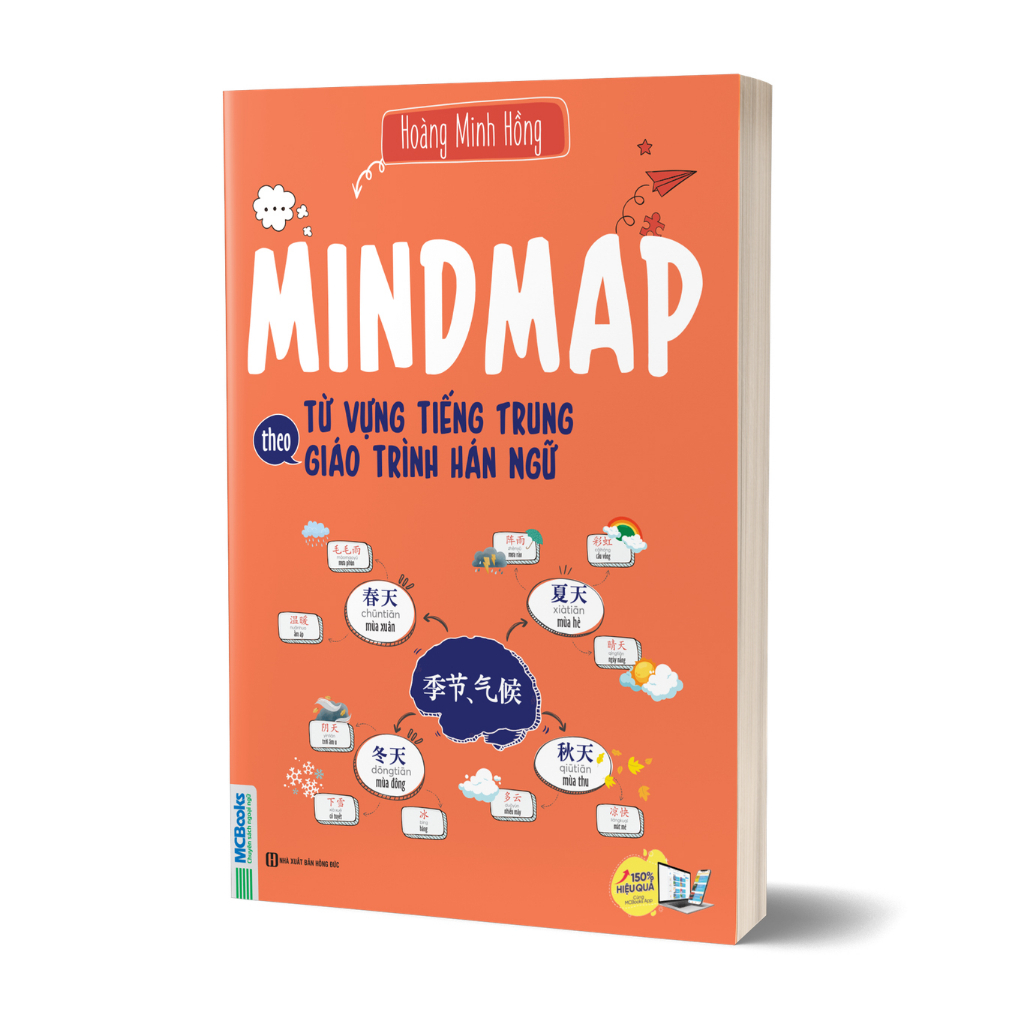 Sách - Mindmap Từ vựng Tiếng Trung theo giáo trình Hán ngữ (MC)