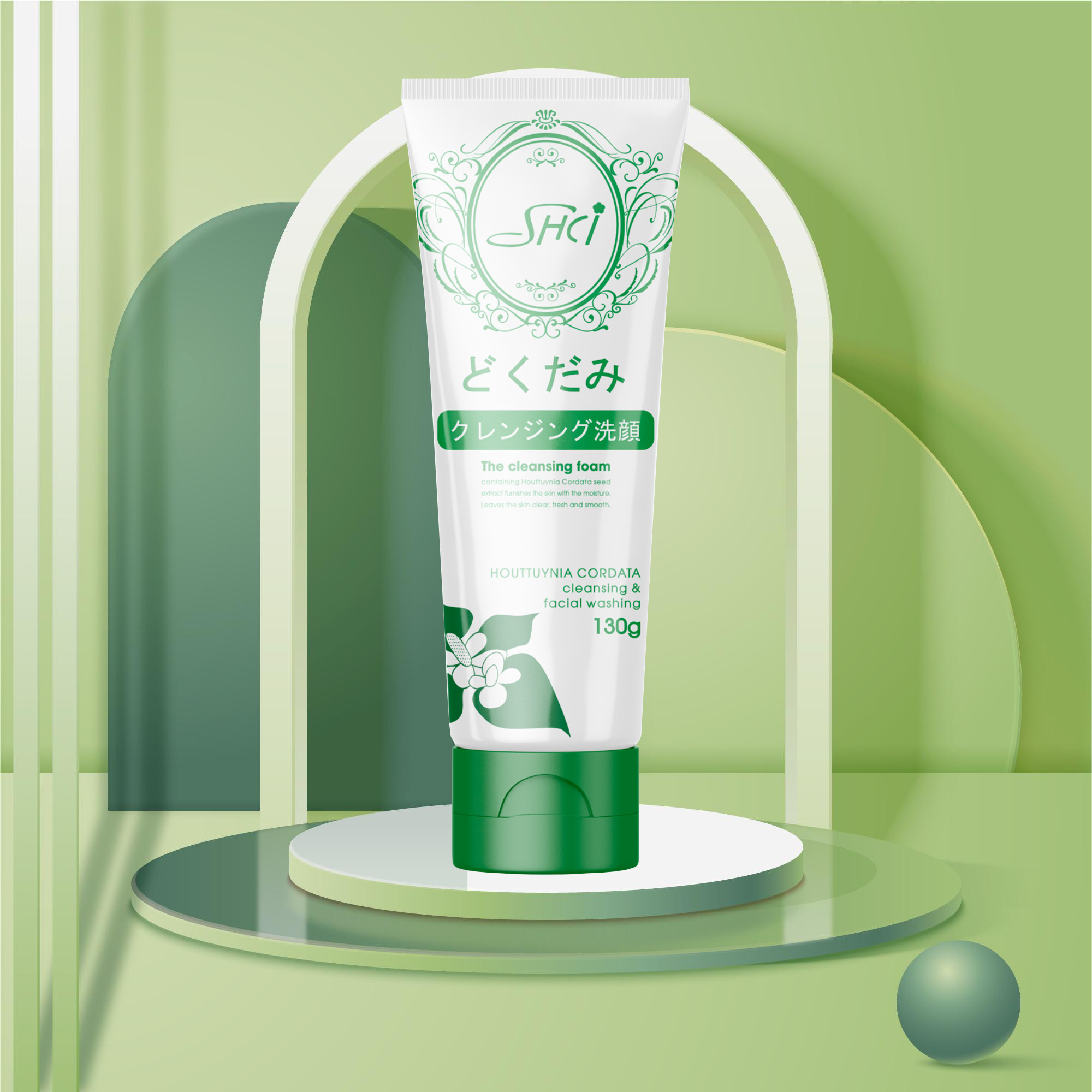Sữa Rửa Mặt Tẩy Trang Chiết Xuất Diếp Cá SHCI The Cleansing Foam