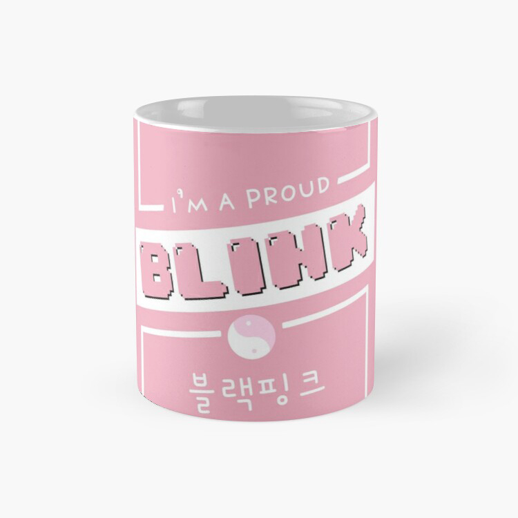 Cốc uống nước BlackPink Logo nhóm ly sứ có quai