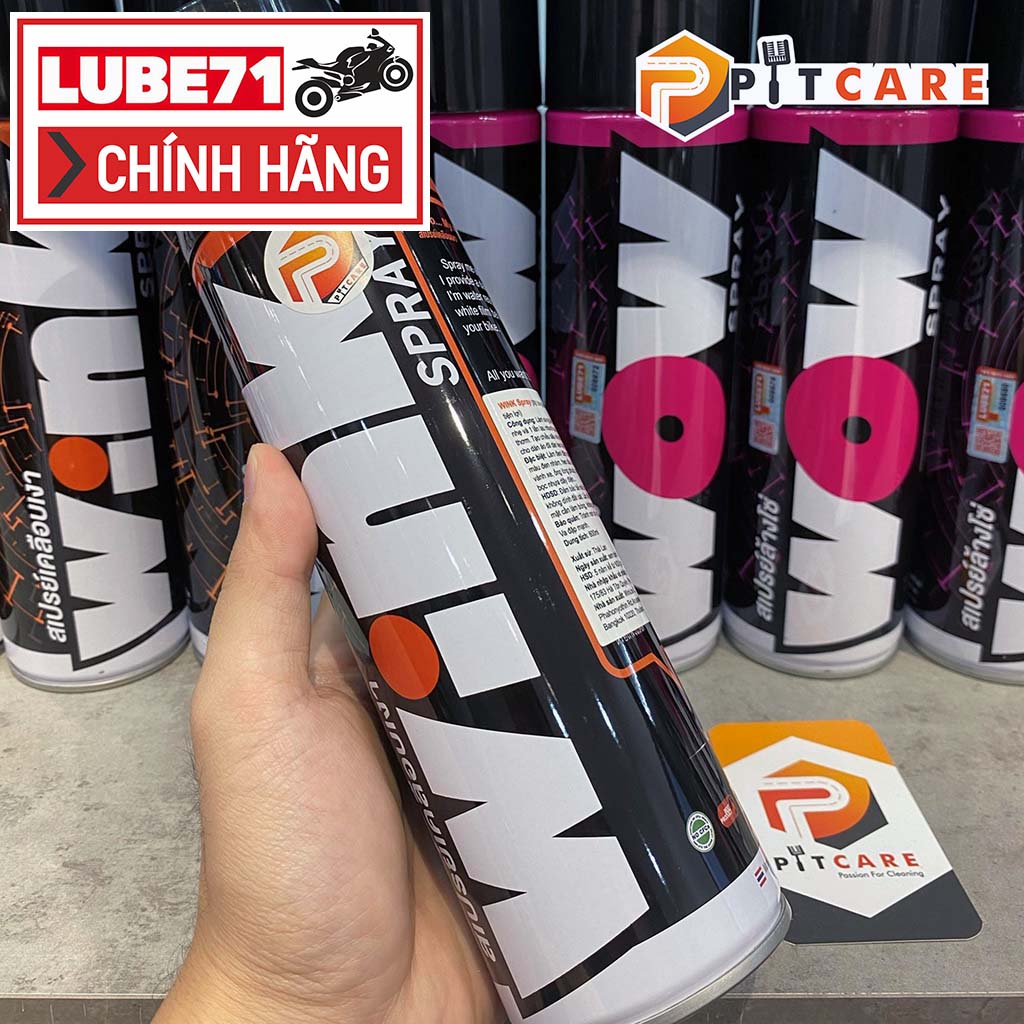 Bình Xịt Làm Bóng Dàn Áo Lube71 Wink