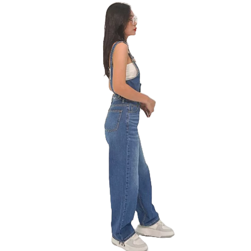 Bộ quần + Áo yếm nữ ngắn Y2 siêu hot, quần bò nữ cá tính chất denim Cao Cấp - thương hiệu Samma Jeans - Quần jeans