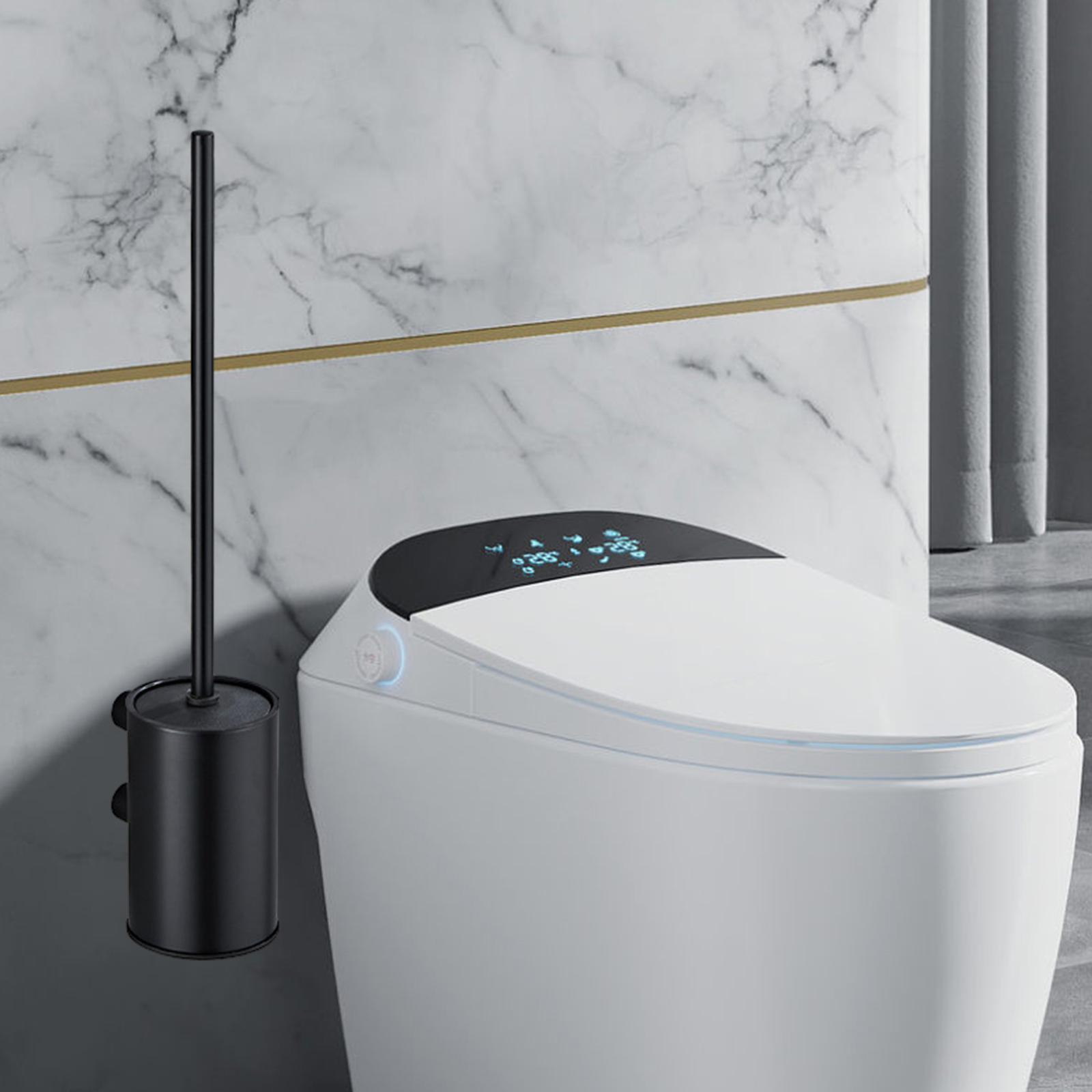 Toilet Brushes and Holder Set Toilet Scrubber Set Deep Cleaning Practical Quick Dry Compact Bathroom Accessories for Restroom