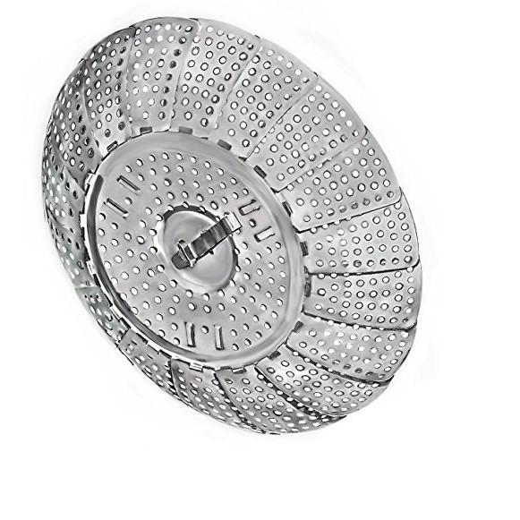 Rổ Hấp Bằng Inox Cao Cấp Xếp Gọn Đa Năng 24cm