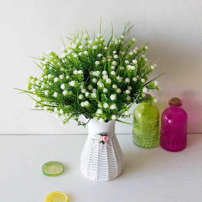 Hình ảnh Lọ hoa baby cắm sẵn tuyệt đẹp trang trí để bàn trà, kệ tủ, decor nhà cửa TN-003