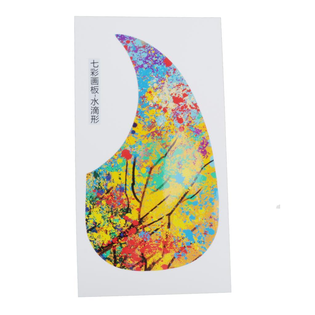 Sticker Pick Guard Folk Acoustic Scratch Plate Guitar Pickguard Parts