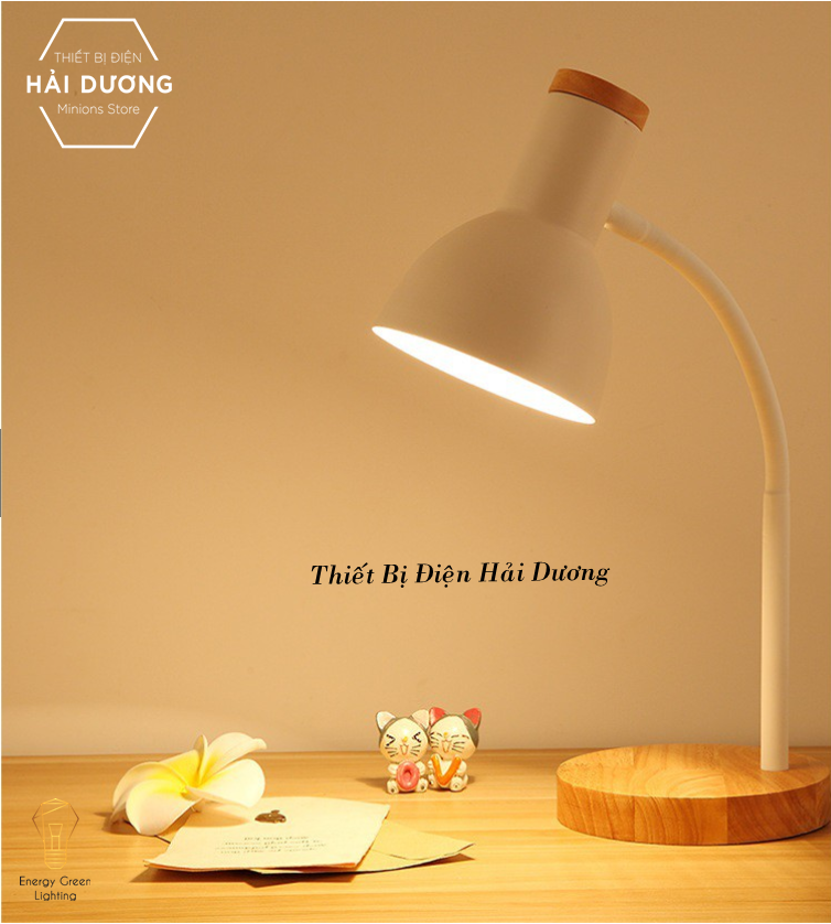 Đèn học bài thông minh cho bé, để bàn làm việc, trang trí Vintage siêu dễ thương DB-3045 - Kèm bóng LED Tiết Kiệm Điện