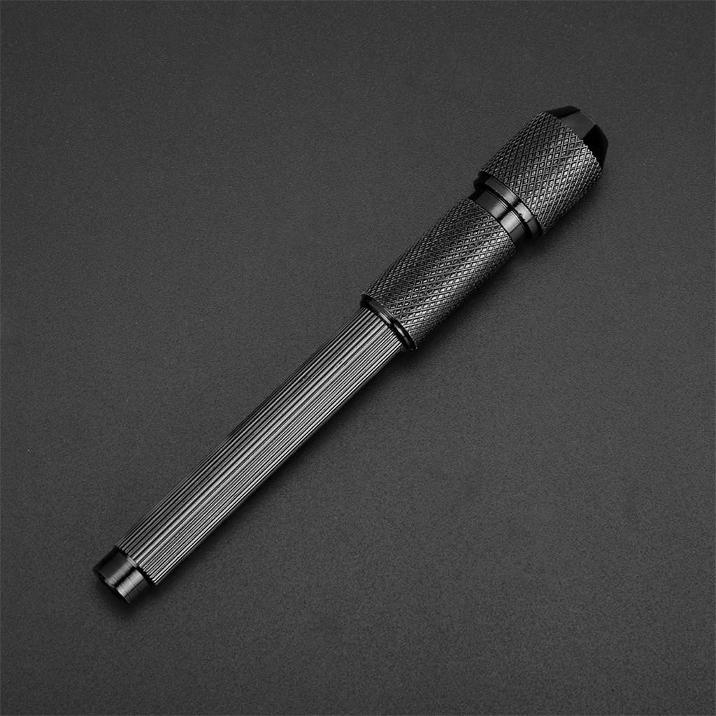 Aluminum Alloy Permanent Makeup Pen Holder Cover for Skin Marker Pen - Black