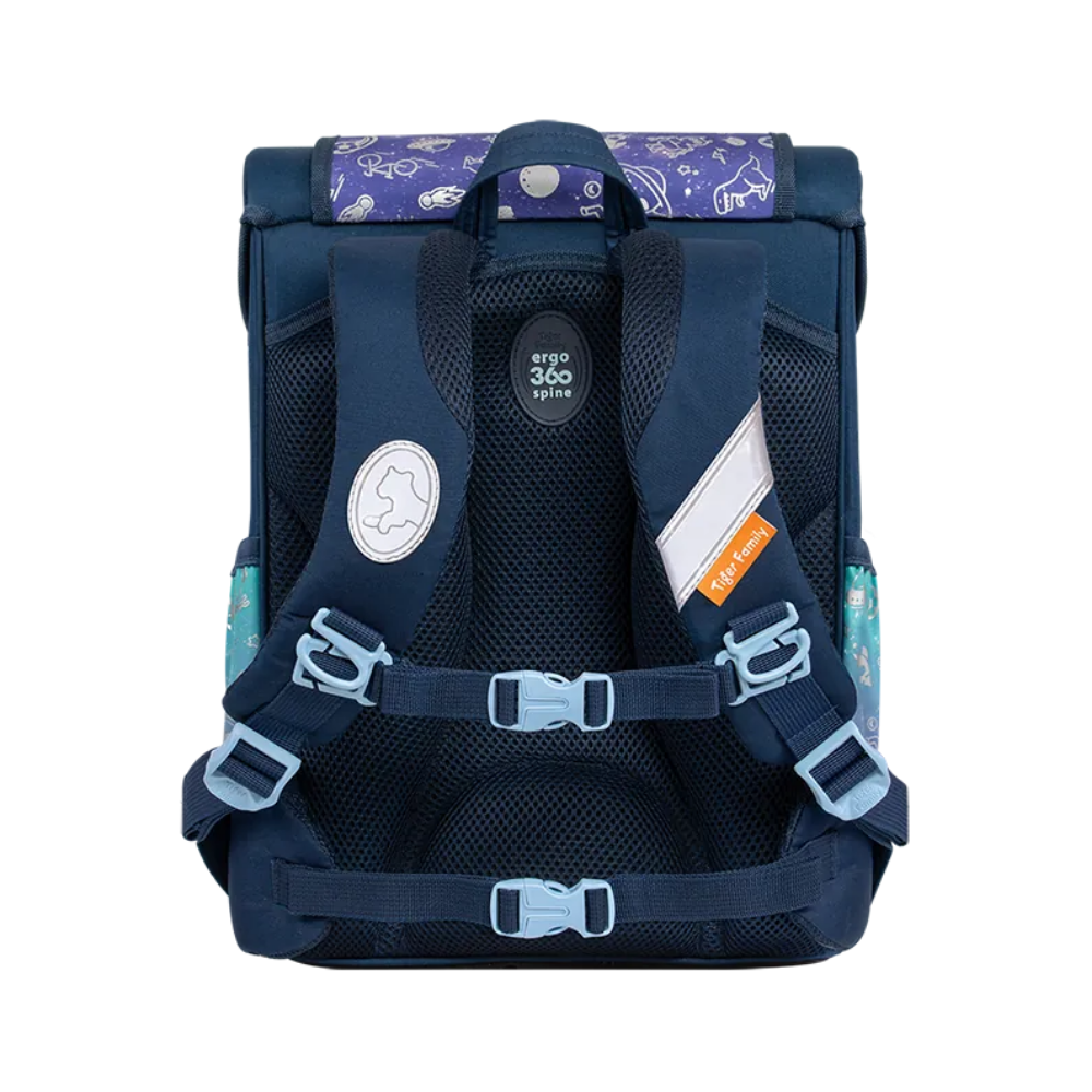 Cặp Chống Gù Joy Schoolbag Pro 2 - Space Things - Go Green - Tiger Family TGJY-056A