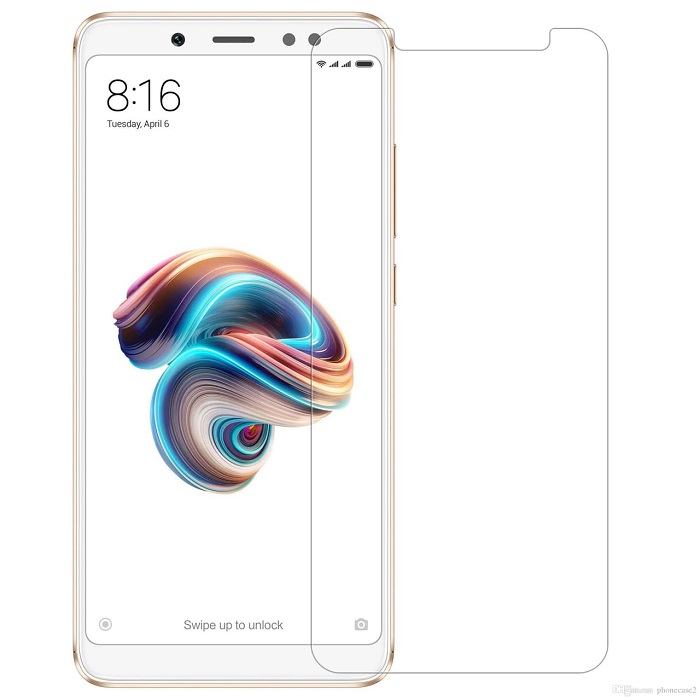 Tấm dán màn hình kính cường lực dành cho Xiaomi Redmi Note 5 Pro chống xước, chống vỡ màn hình